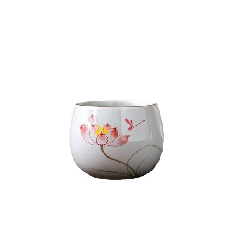 书仙笙 Ceramic retro tea cup, tea set, hand painting