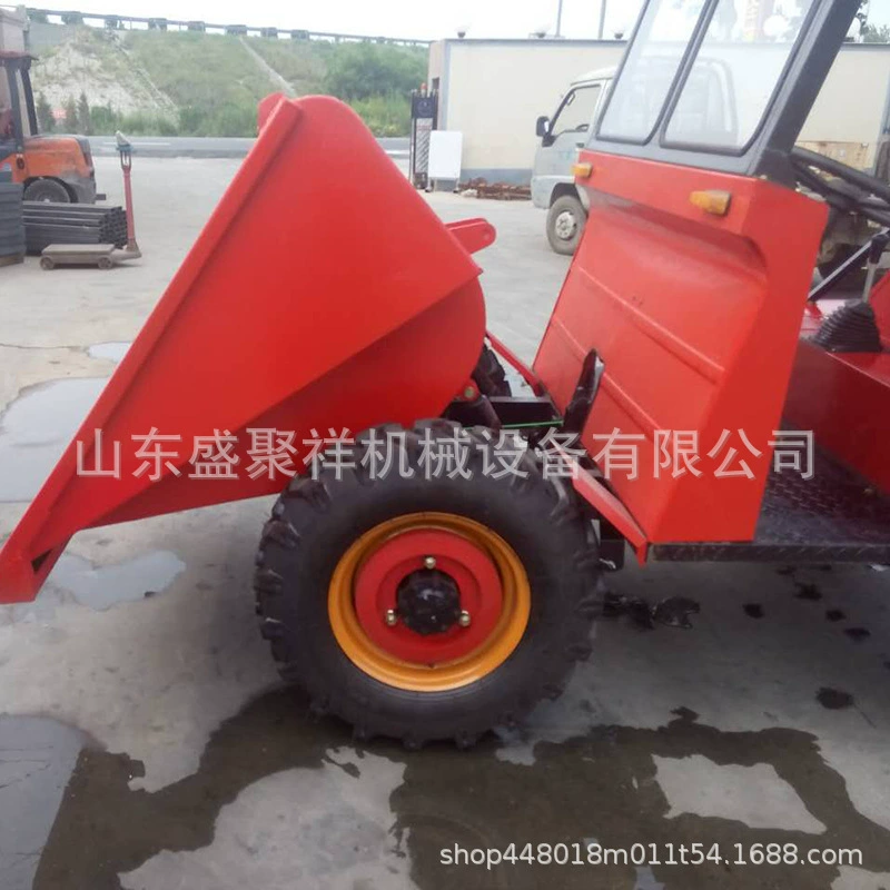 Четырехколесный самосвал Sheng Juxiang, автоматическое горное самосвальное оборудование, дизельный транспортер с передней разгрузкой.