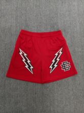 EE print mesh drawstring shorts e246 detail