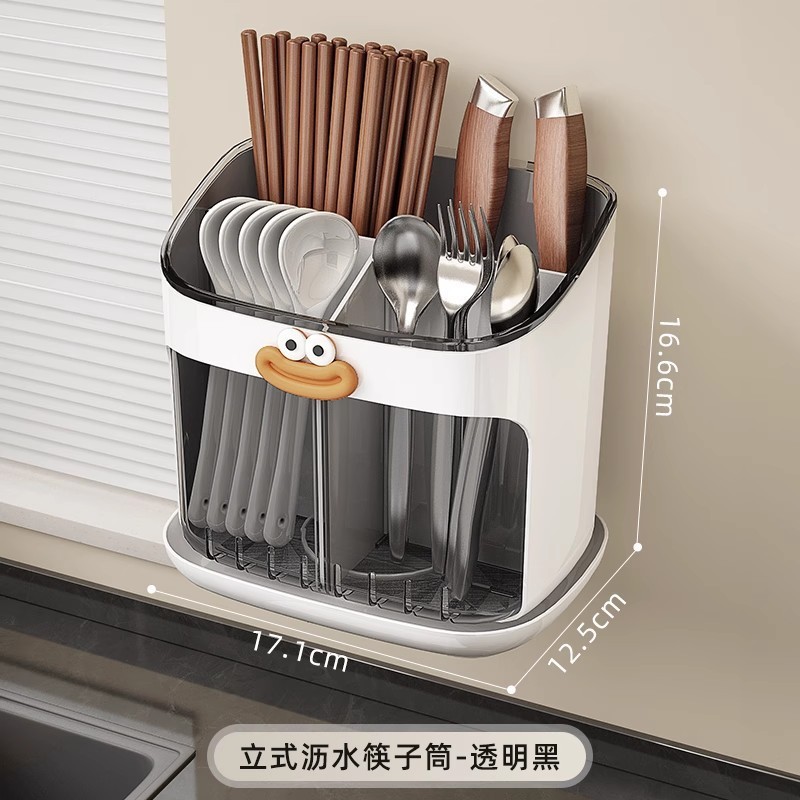 palillos al por mayor caja de almacenamiento de alta calidad nueva cubierta de cocina cuchara cubierta drenaje estante de almacenamiento rápida jaula cesta barril