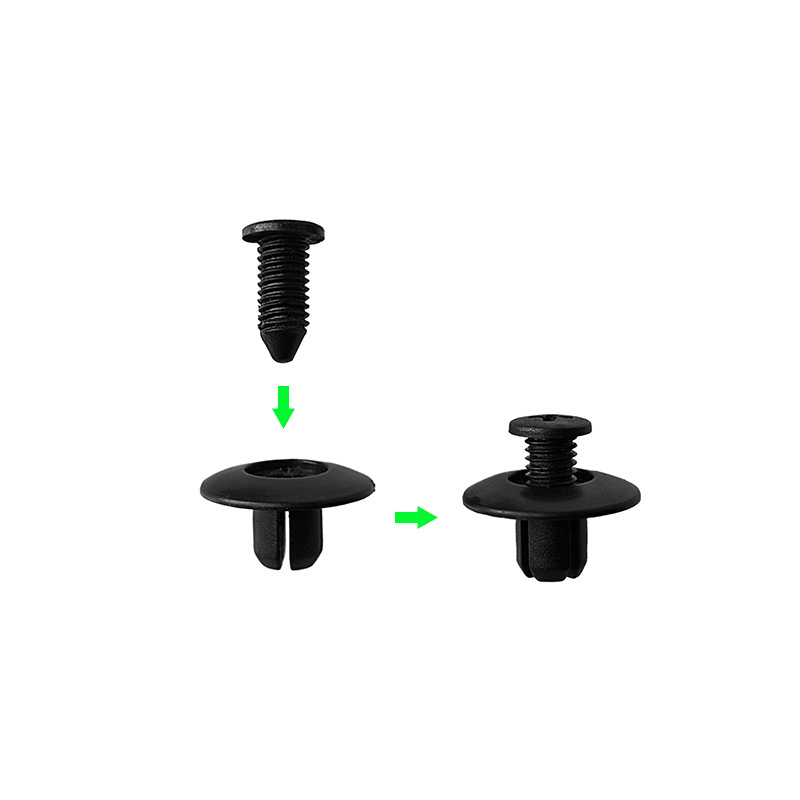Auto partes suministro al por mayor forro guardabarros clip hebilla de nylon tornillo corto hebilla C15