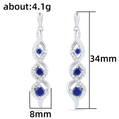 Cao Shi Court Baroque Long Earrings, Elegant Women's Party Accessories, Cross-border Light Luxury Factory Wholesale