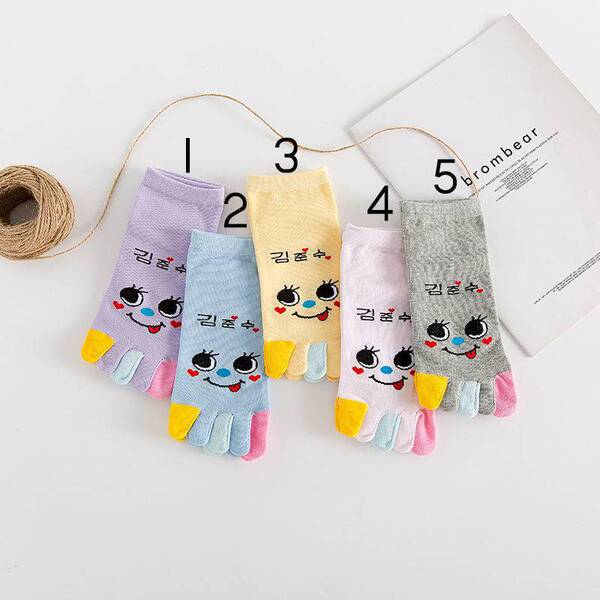 Summer cartoon breathable cute Tabi for toes