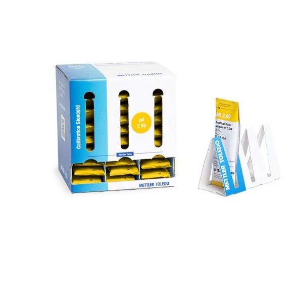 METTLER TOLEDO梅特勒2.00 pH缓冲液 Technical Buffer 30袋x20mL