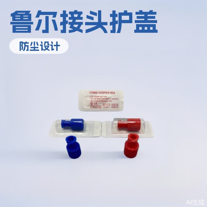 Specially Designed for Foreign Trade, the Transparent Protective Cap for Luer Connectors Features a Hole and Film Design, Making It Easy to Carry, Safe, and Dust-Proof
