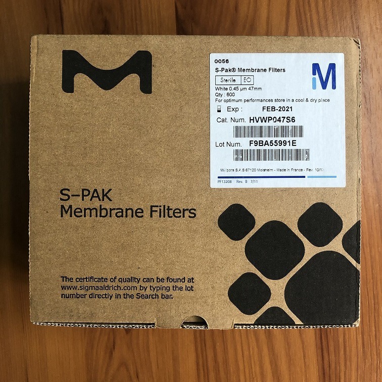 millipore PVDF微生物检测滤膜HVWP047S6