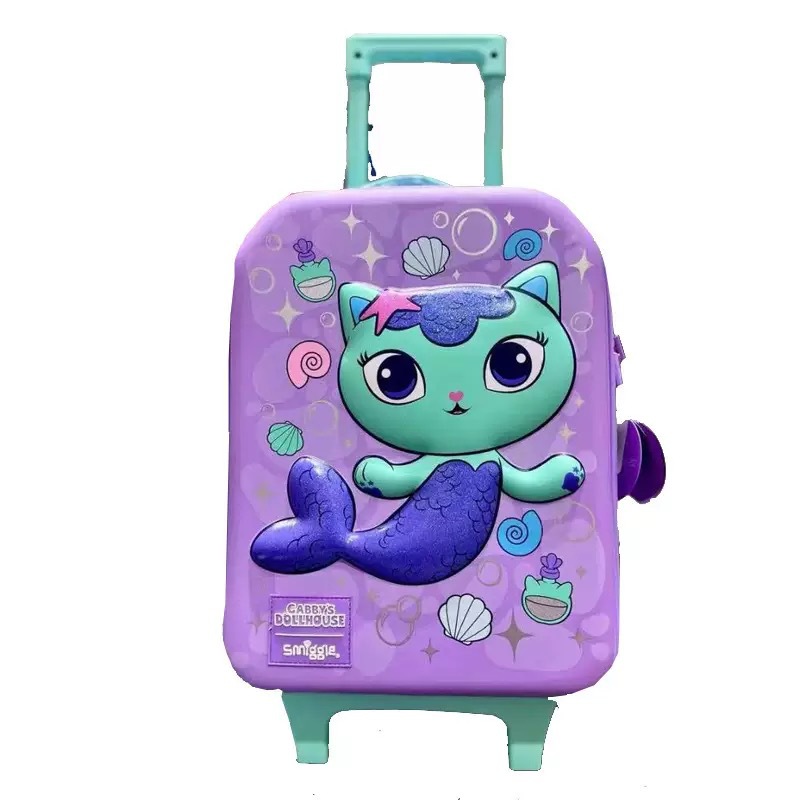 Australia smiggle equipaje para niños súper lindo escuela primaria trolley maleta de viaje caja de almacenamiento para bebé nuevo