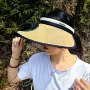 可充遮阳大帽檐夏季太阳帽