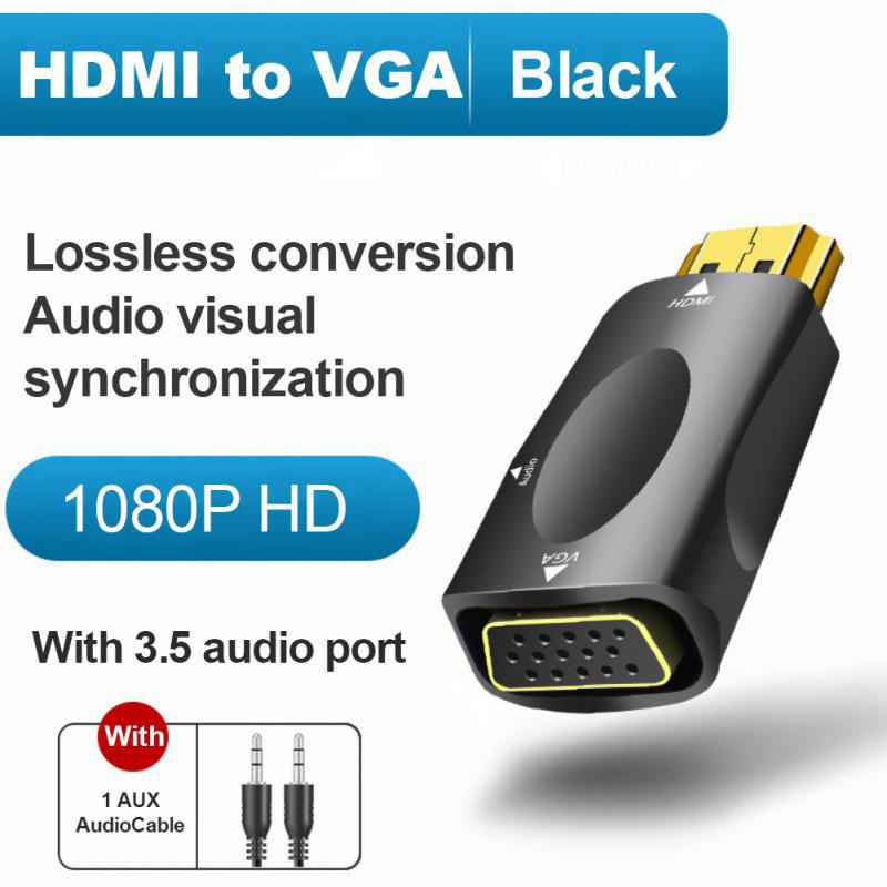 HDMI to VGA Adapter with Audio Interface