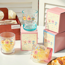 甜品派对卡通玻璃杯原创设计礼盒高颜值伴手礼内搭单品实用小礼品
