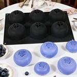跨境蓝莓树莓水果造型甜品蛋糕模具DIY水果慕斯巧克力硅胶模具
