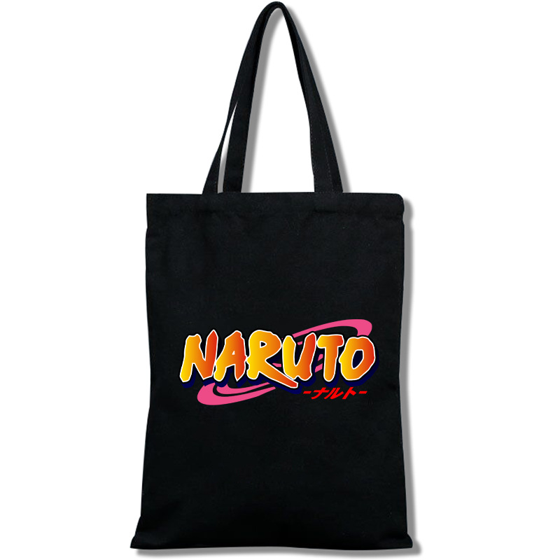 亚马逊原宿风日忍者同款手提袋帆布包学生时尚书袋旅行袋潮帆布袋