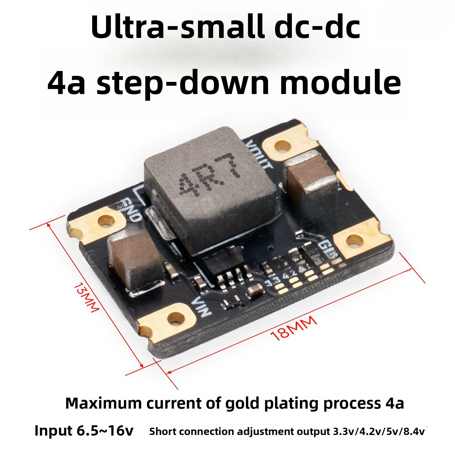 Industrial power supply, module, 12v, 12v, 4A