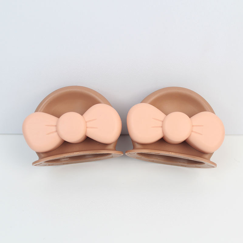 Motuoche – Ear Bear Ear Dəbilqə (Kaska) aksesuarları - bear-ear-butterfly-brown-pink