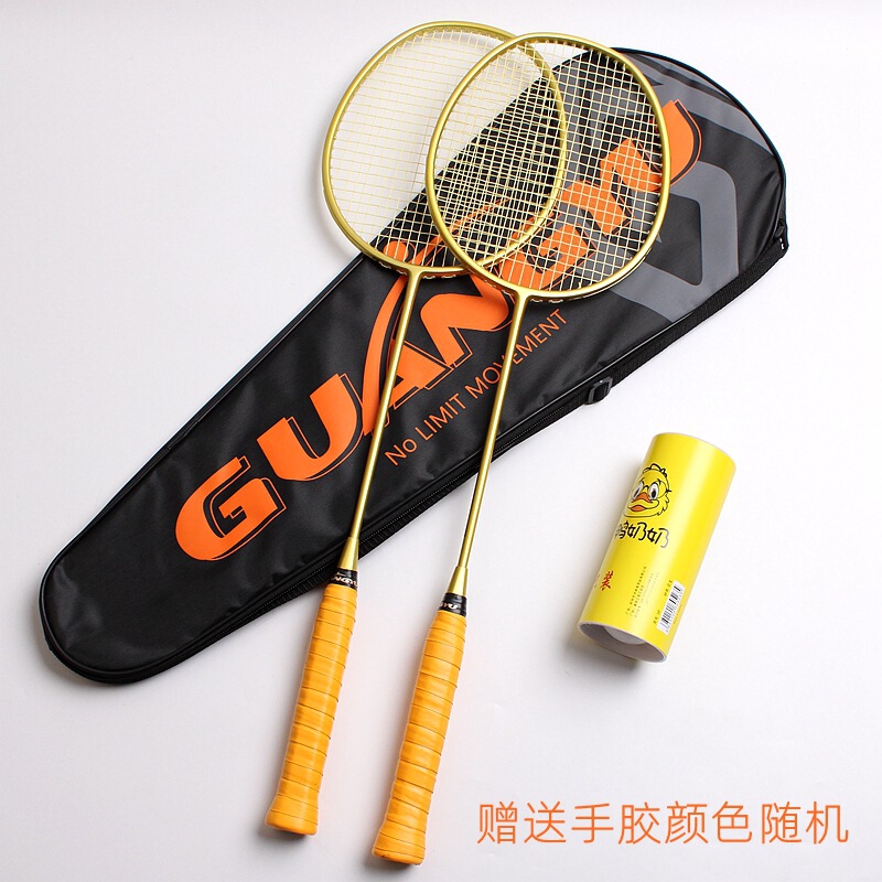 Guangyu 4U 家庭用カーボン複合バドミントンラケット 大人用軽量トレーニングダブルバドミントンラケットセット|undefined