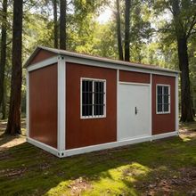 人字顶集装箱移动房办公室彩钢集成房屋住人简易组装可拆卸活动板