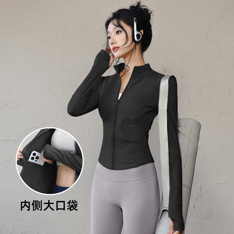 巨显瘦外套女lulu瑜伽服上衣速干户外运动跑步普拉提健身服套装|undefined