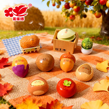 萌趣可爱坚果萌粒树脂配件 娃娃屋装饰品diy食玩盲袋配件桌面摆件