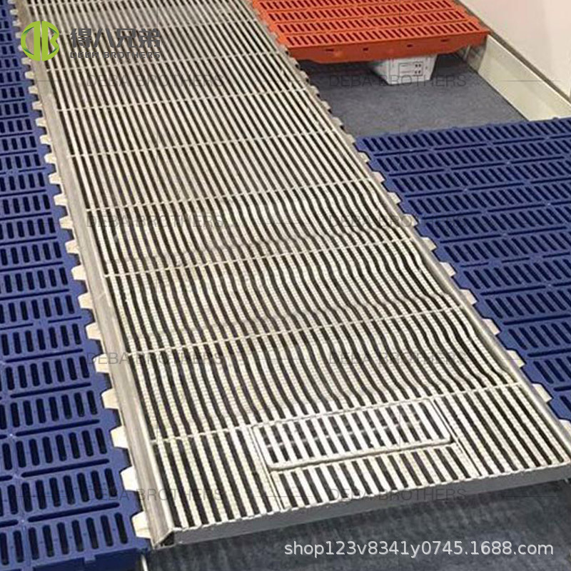 Tres bordes de acero piso de fugas de estiércol cama de pared europea placa de fugas de estiércol fabricante de equipos de crianza de cerdos