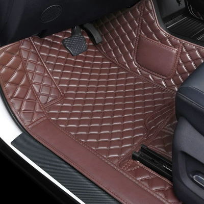 the Main and Passenger Seats, Special | Universal Foot Pad - main-driver-single-layer-coffee-color-coffee-line