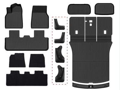 Mats for the Front and Rear Modelə uyğun ayaqaltı - huanxin-y-full-car-mat-fourteen-piece-set