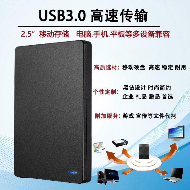 Wholesale Mobile Hard Drive 500g Large Capacity 2t Cross-Border 4t High Speed 16t External Mobile Phone Computer Ssd Mobile Hard Drive