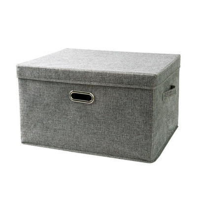 Caja de almacenamiento plegable con cubierta, caja de almacenamiento de ropa, caja de acabado de juguetes, caja de almacenamiento de armario plegable tipo cajón, fábrica de cajas de almacenamiento
