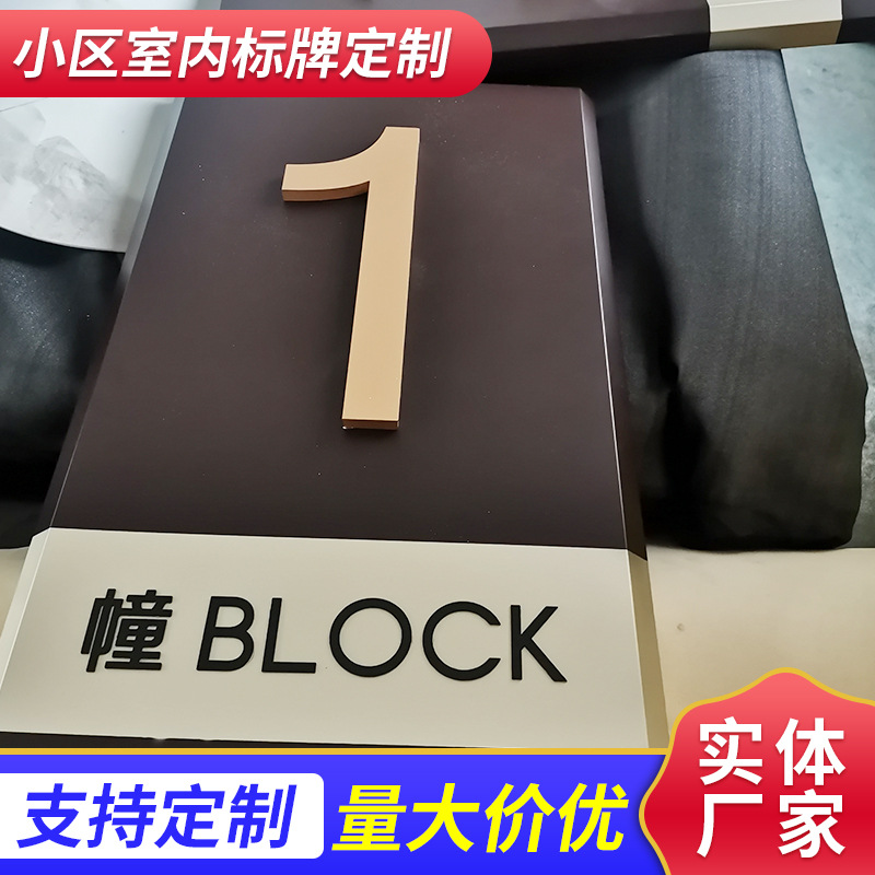 定 做小区公园导视牌户外广场公告报刊栏办公室宿舍门牌号指示牌