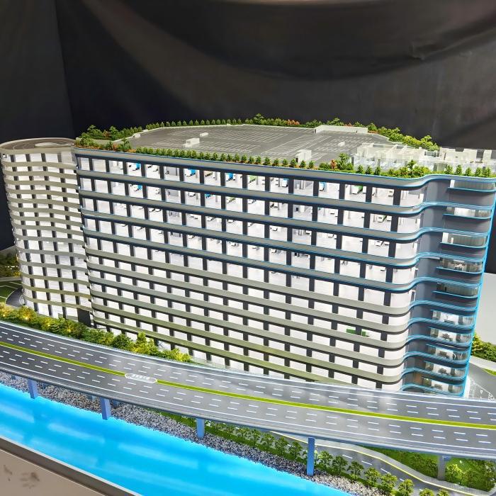 House Layout Architecture Real Estate Sand Table Model House Residential Exhibition Display Simulation Electric Building Model Miniature