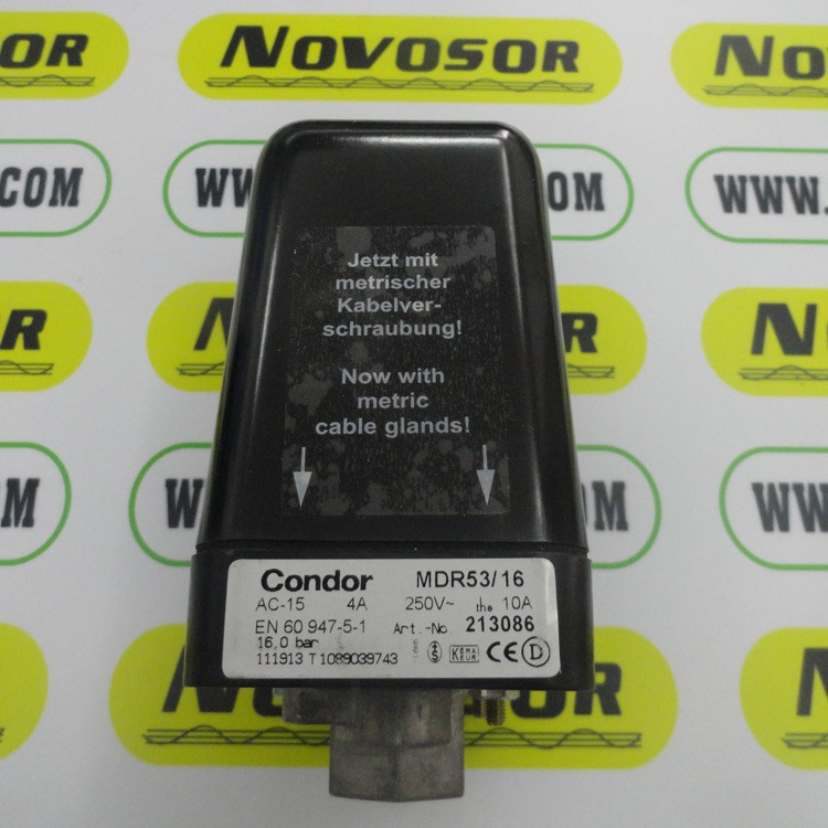 MDR53/16  CONDOR压力开关MDR-2GDAAAAA先咨询再订期货