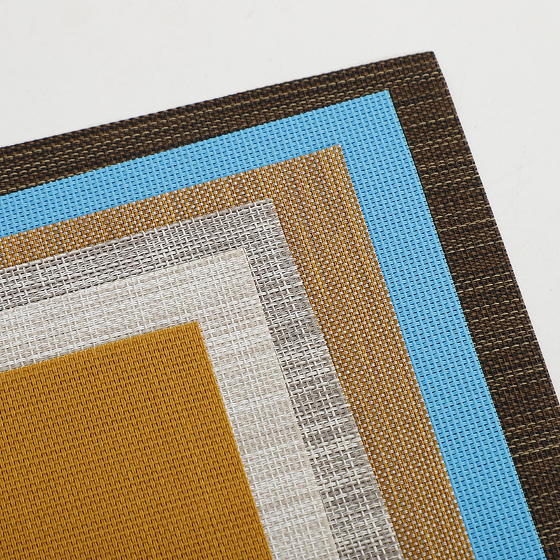 跨境专供餐垫PVC编织餐垫21系列特斯林餐垫餐厅防水餐桌垫现货详情10