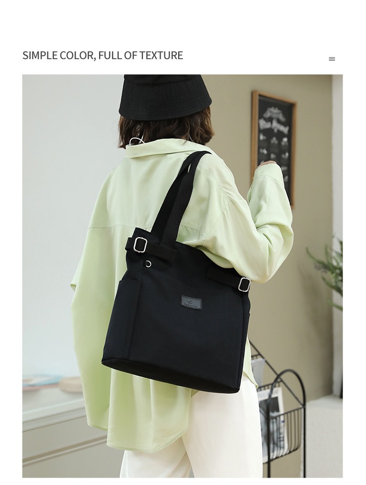New women's bags, fashionable and casual student handbags, tutorial backpacks, large-capacity nylon shoulder bags, tote bags undefined