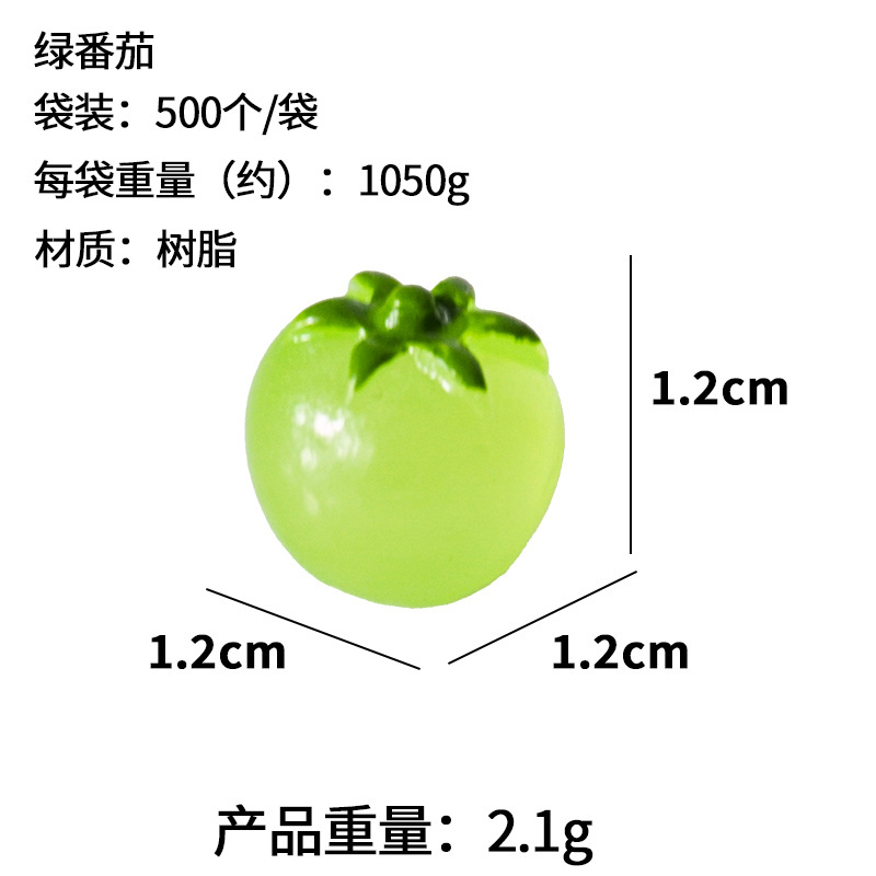 Fresa de fruta luminosa modelo de uva bricolaje hecho a mano decoración de vegetales simulación mini mini resina de juego de comida en miniatura