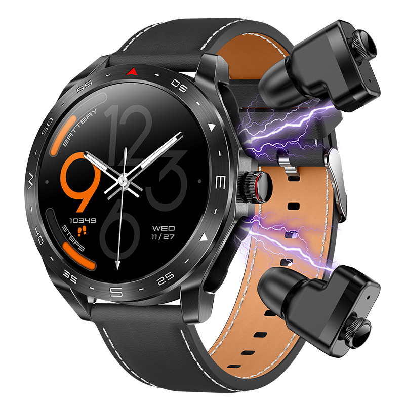 Nuevos auriculares de pulsera inteligente 2 en 1 reloj adulto para llamadas deportivas TWS auriculares Bluetooth reloj multifuncional