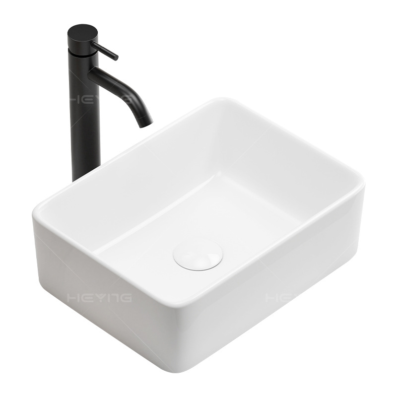 Cerámica integral lavabo baño mostrador lavabo simple nórdico hotel apartamento lavabo lavabo exportación transfronteriza
