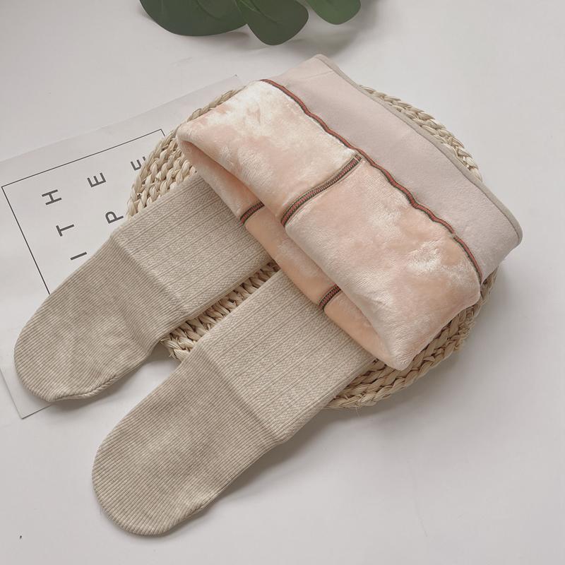 Children's Fleece-Lined Thick Leggings for Autumn and Winter, Extra Thick Warm Integrated Fleece Ribbed Winter Girls' Tights