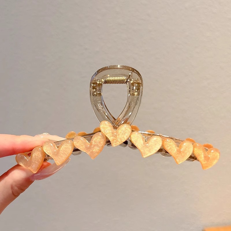 Otoño y invierno gracioso clip de agarre grande más simple clip de pelo de viento para mujeres detrás de la cabeza clip de pescado de alta calidad tocado