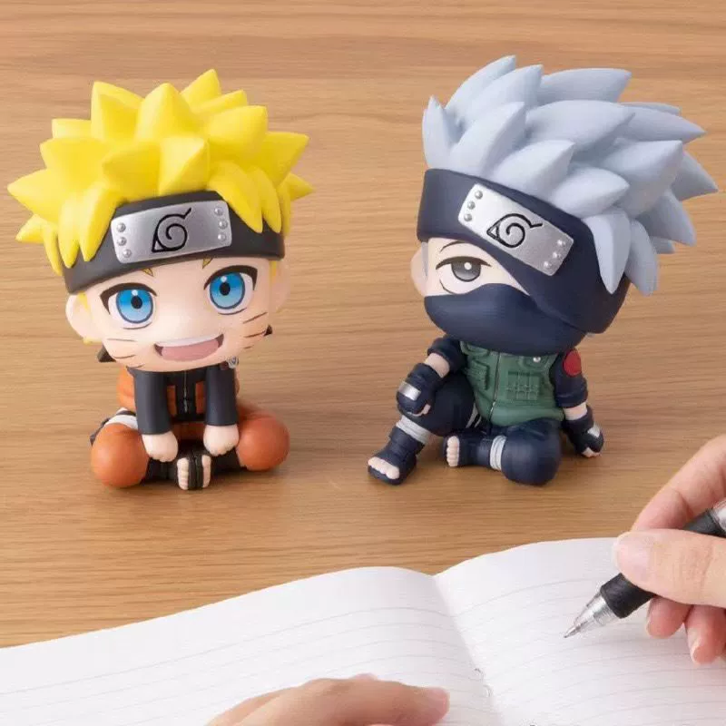 Наруто ручной работы Q версия сидя Наруто Какаши Сукерчи автомобиль украшения двухмерная аниме-модель