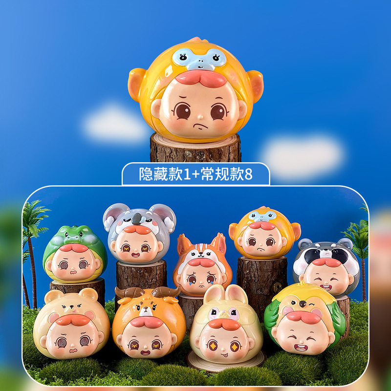 Linghu Xianyun ブラインドボックス樹脂工芸品装飾品デスクトップオフィス装飾装飾品友人の誕生日プレゼント|undefined