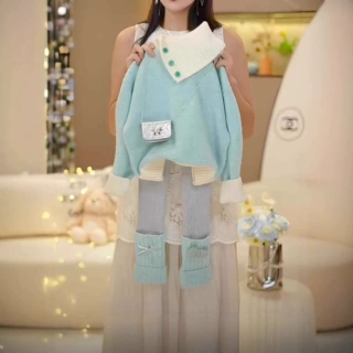女童毛衣套装定制款2026新款儿童针织上衣秋装女大童打底裤两件套