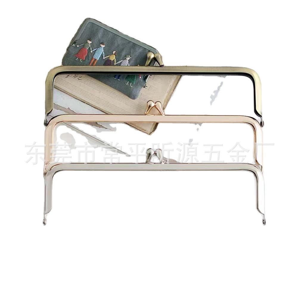 生产钱包铰手袋铰，箱包五金配件，包夹包包口金，方形五金铰