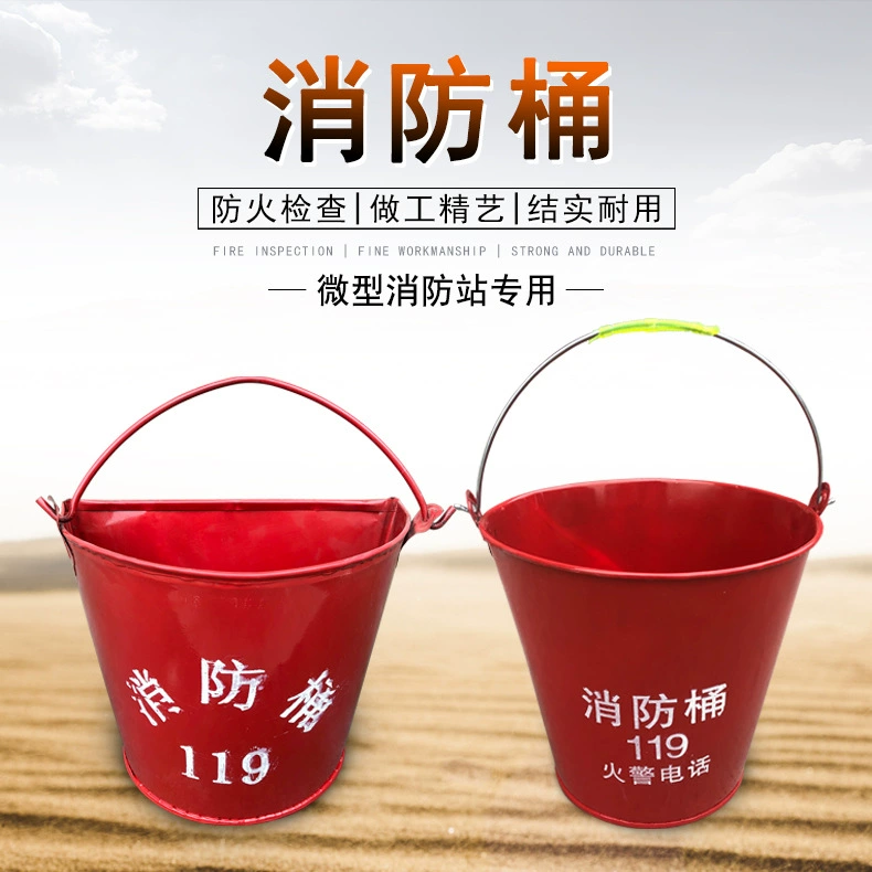 Спотовая пожарная бочка Пожарная полукруглая бочка Красная пожарная бочка металлическая железная пожарная бочка миниатюрная пожарная станция