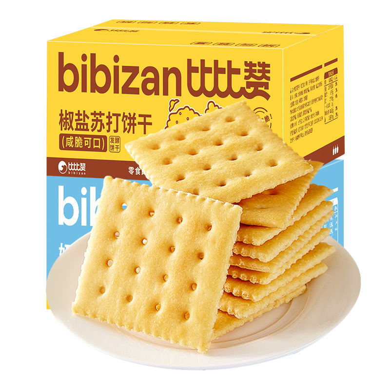 Bibizan ミルク塩海塩ソーダビスケット全箱ソーダ朝食スナックスナックスナック食品ギフトパック卸売|undefined