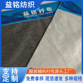 源头工厂18克25克衬纸无纺衬热熔布用粘合衬烫衬衬布服装辅料