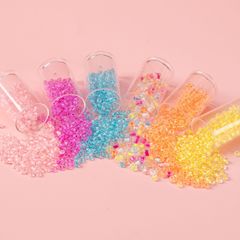 diy 発光ライスビーズ染料コア穴あきガラスビーズ手作りネックレスブレスレットイヤリングジュエリー材料卸売
