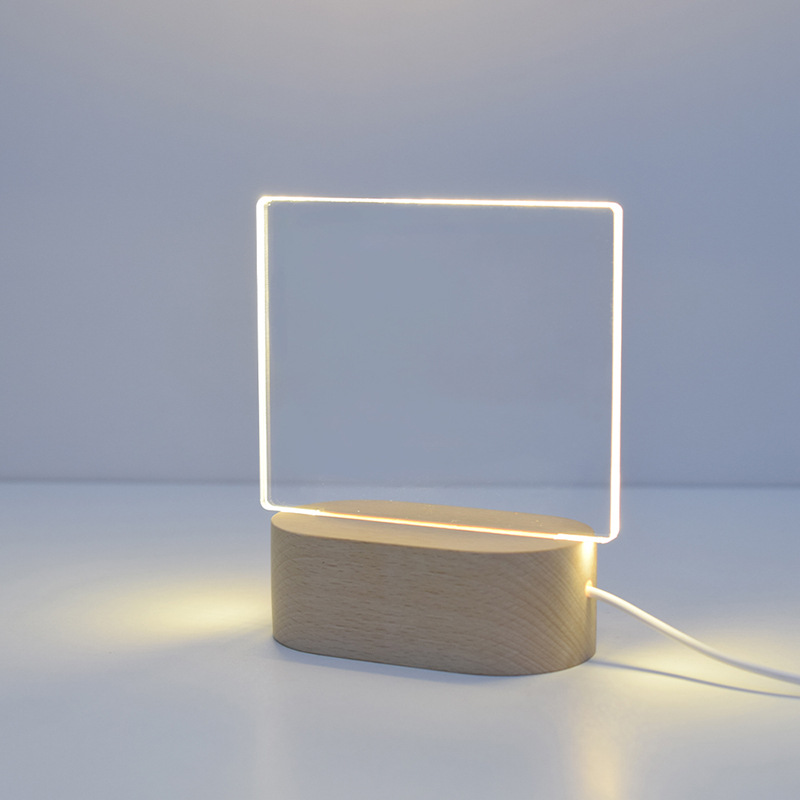 Ventas directas de la fábrica nuevo blogger mismo mensaje creativo luz noche dormitorio lámpara decoración adornos