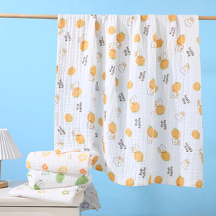 Newborn Type A Pure Cotton Gauze Bath Towel Baby Baby Soft Quick-drying Wrapping Towel Children's Blanket Absorbent Bath Towel