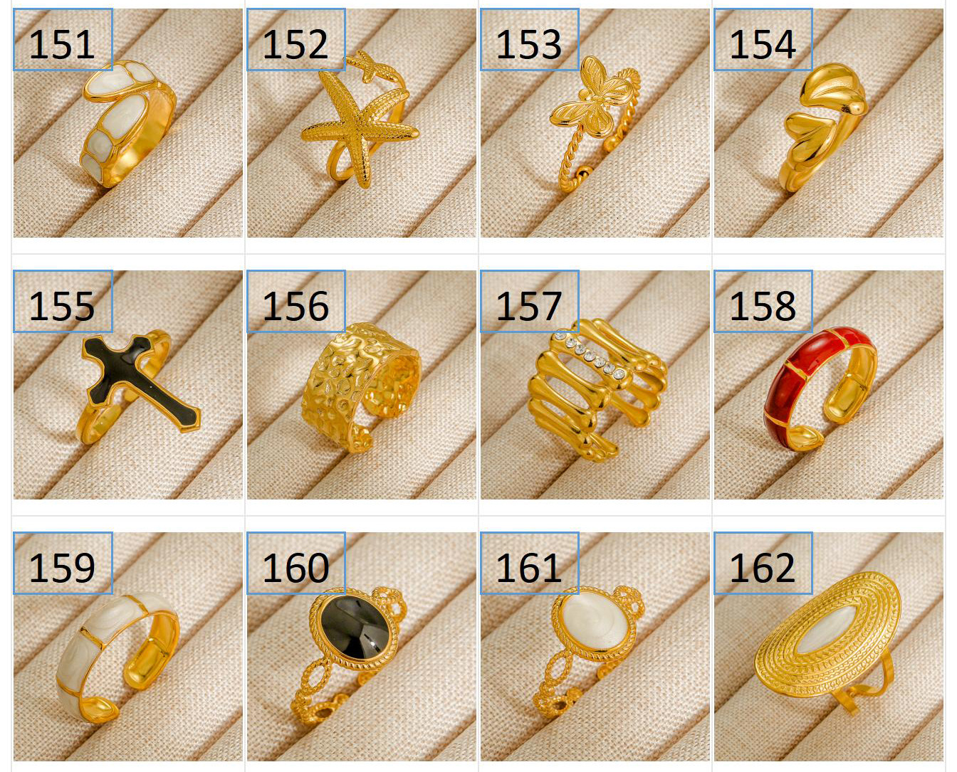 1 Piece Quantity Wholesale Jewelry Retro IG Style Geometric 304 Stainless Steel Plating Stainless Steel Rings