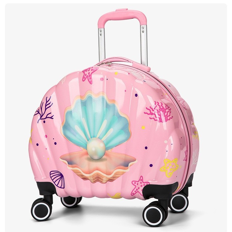 Nuevos niños de dibujos animados equipaje Shell madre bolsa trolley gran capacidad universal rueda maleta fábrica al por mayor
