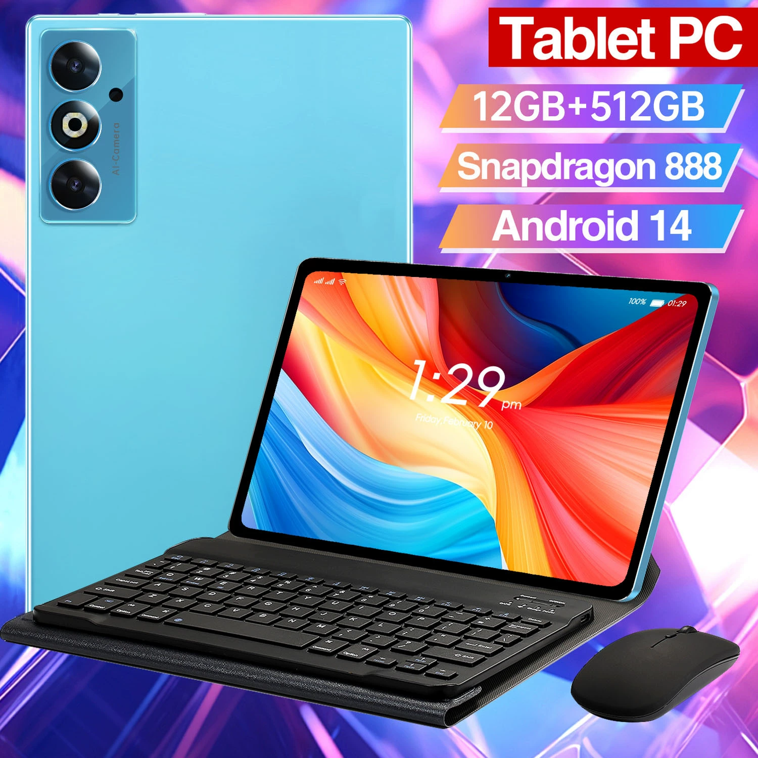 Планшетный ноутбук, (跨境 торговля), Bluetooth, 10,1 дюйма, Aliexpress